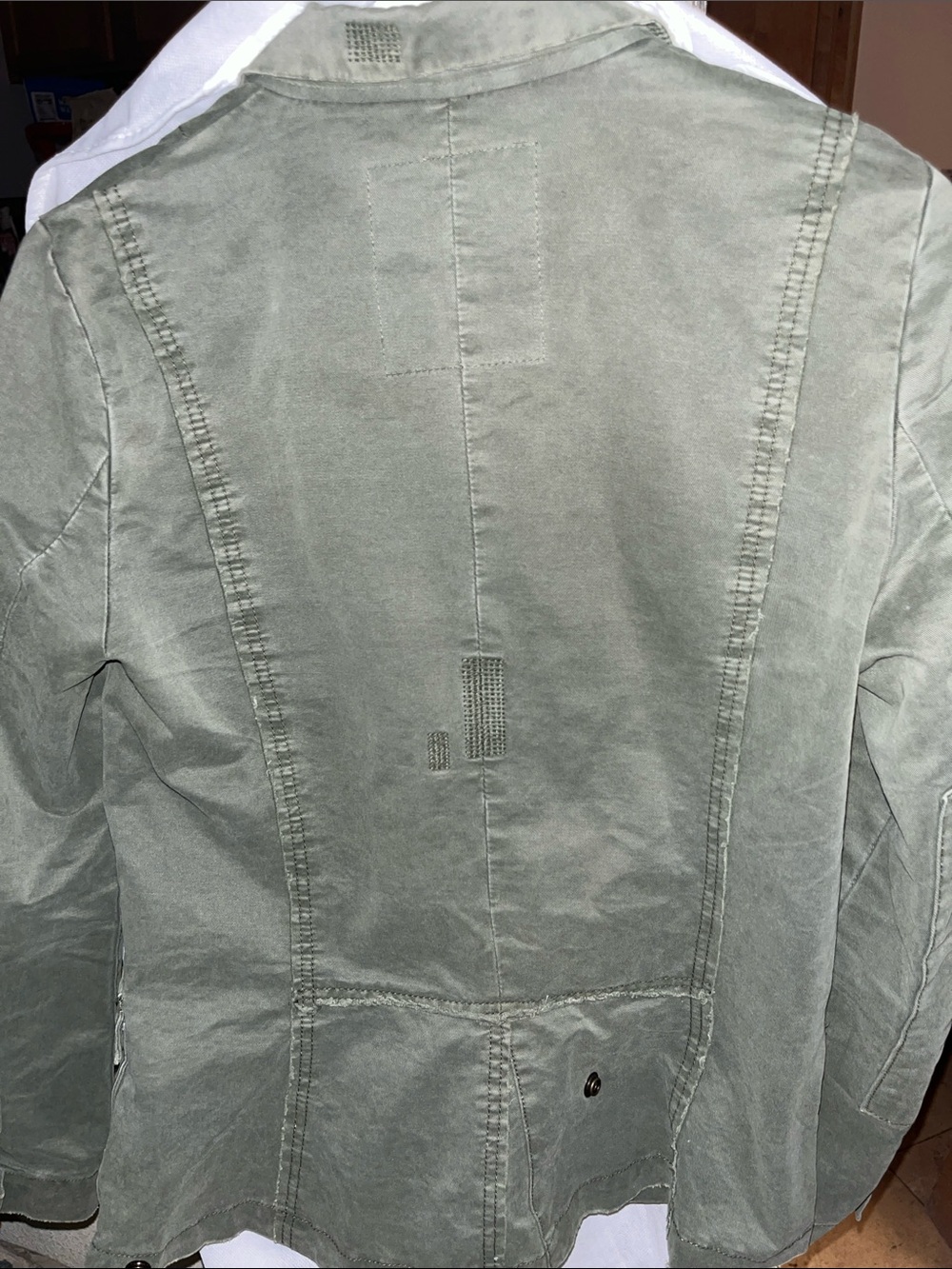 🎉 FINAL SALE 🎉 Zadig & Voltaire Virginia Grunge Love Punk military jacket - Picture 5 of 12